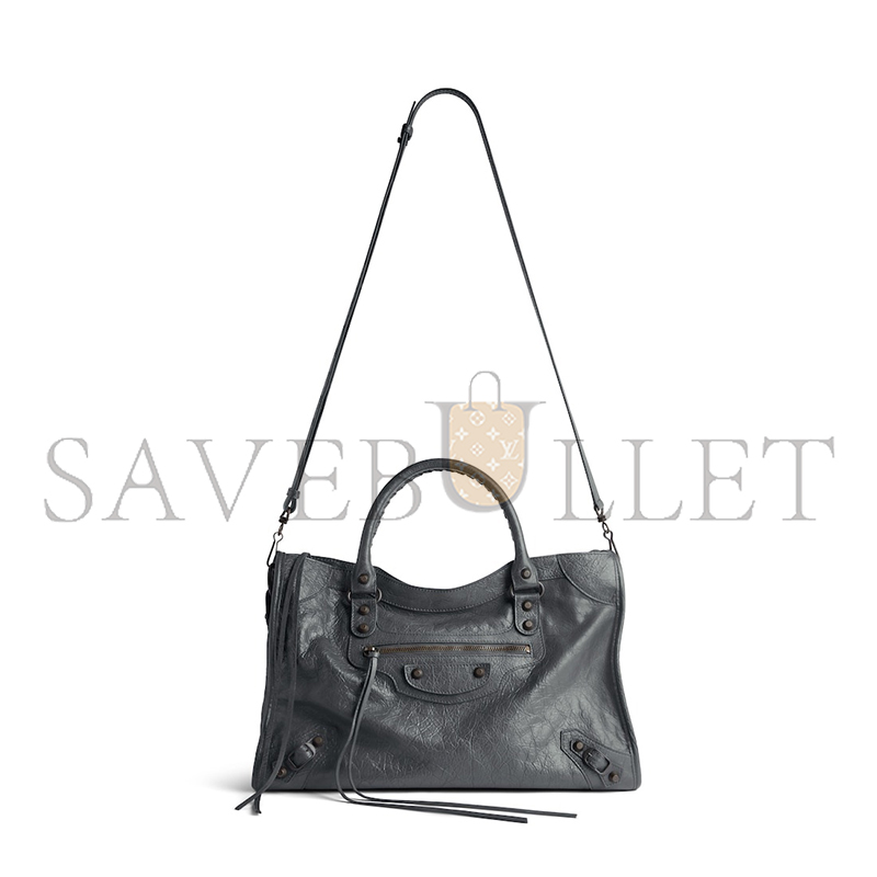 Ba1en*iaga le city medium bag in volcanic rock (38*24*13cm)